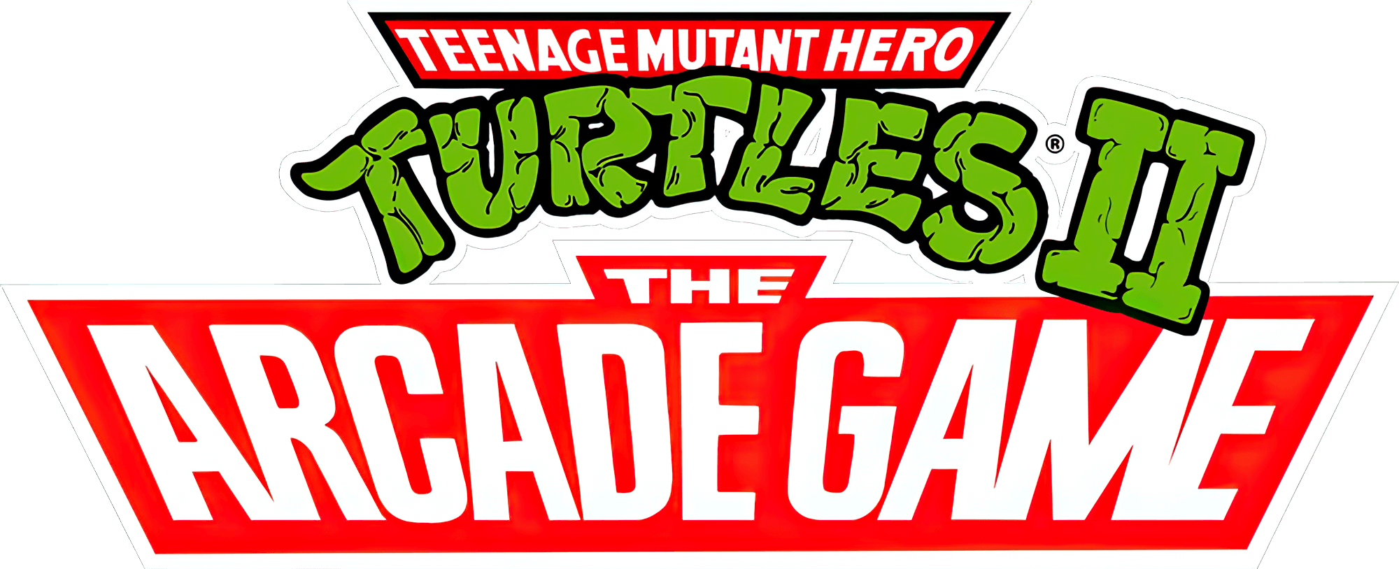 логотип Teenage Mutant Ninja Turtles II - Arcade Game